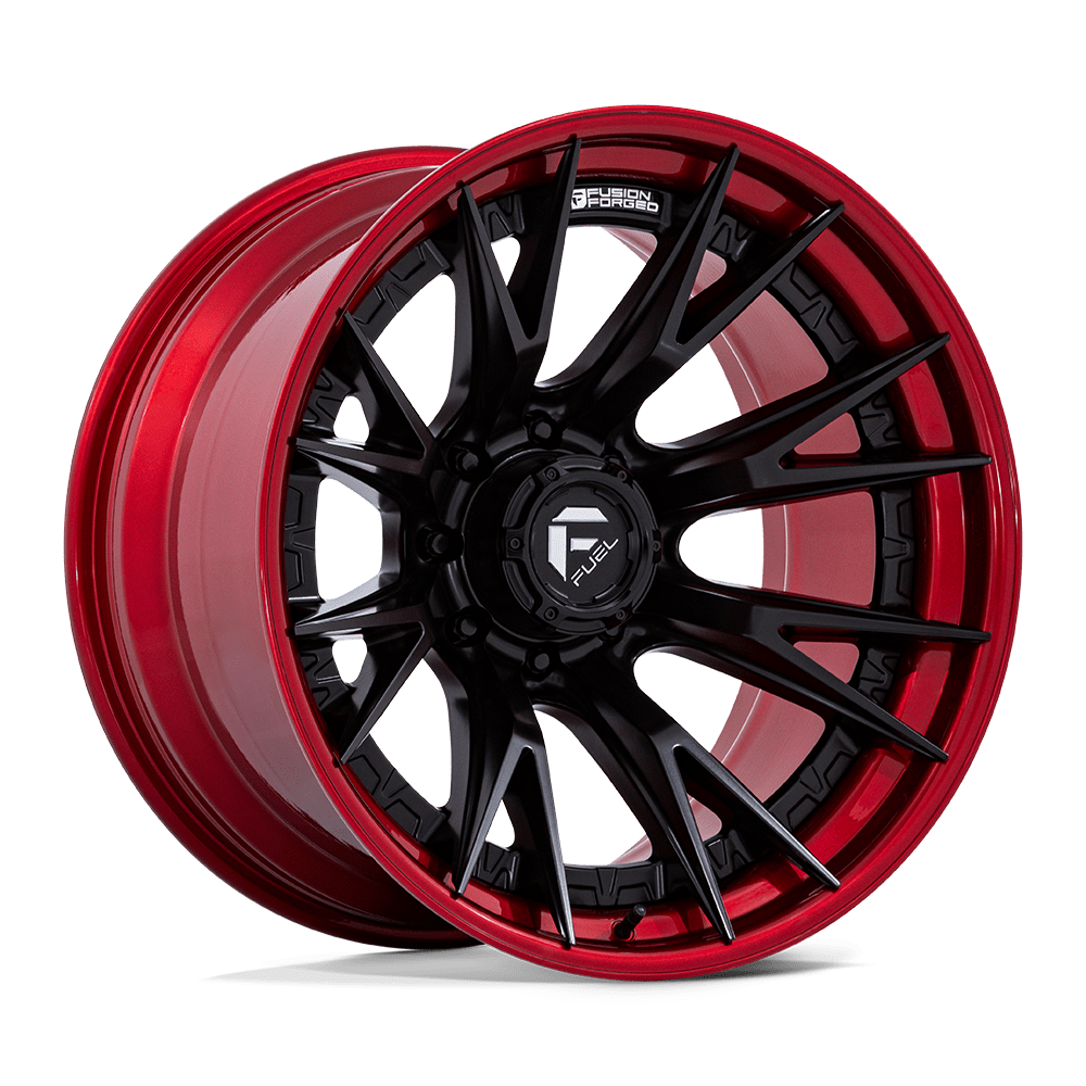 Fuel 1PC FC402 CATALYST MATTE BLACK WITH CANDY RED LIP 20X9