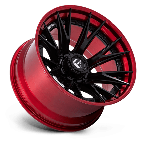 Fuel 1PC FC402 CATALYST MATTE BLACK WITH CANDY RED LIP 20X9