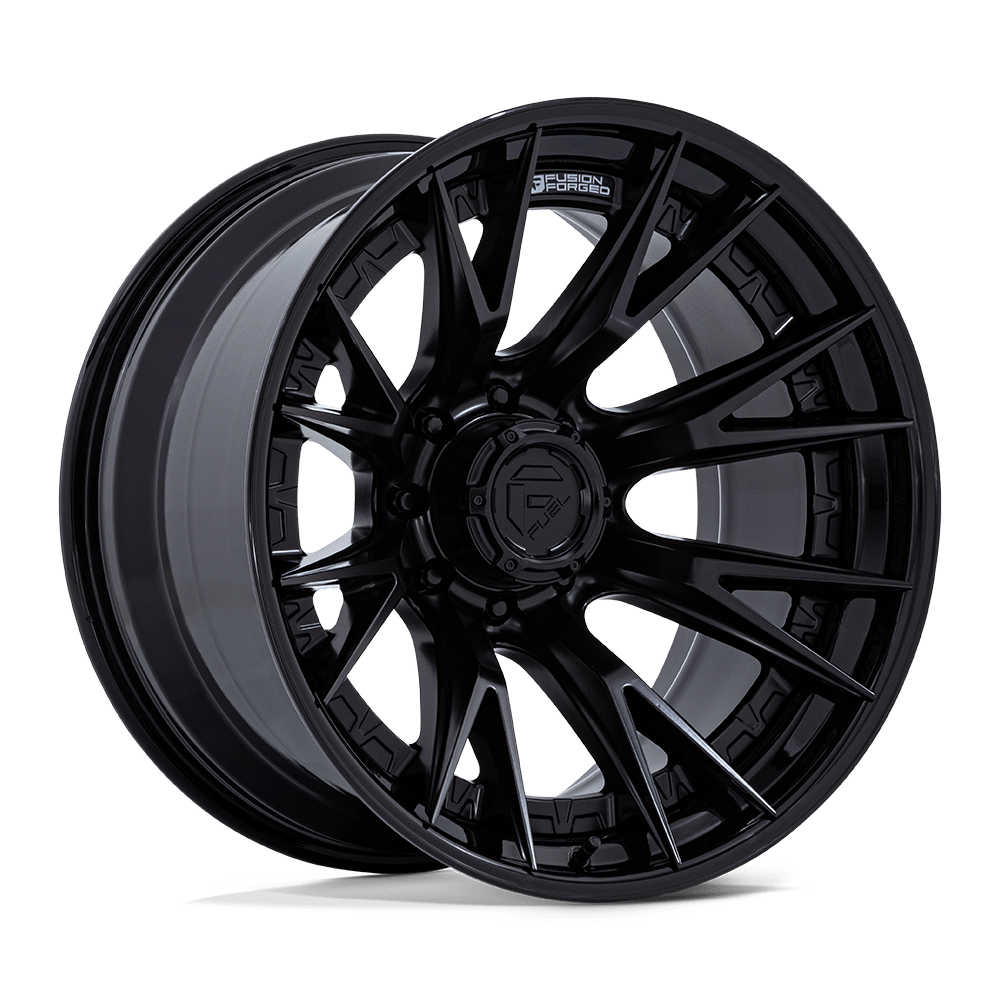 Fuel 1PC FC402 CATALYST MATTE BLACK WITH GLOSS BLACK LIP 20X9