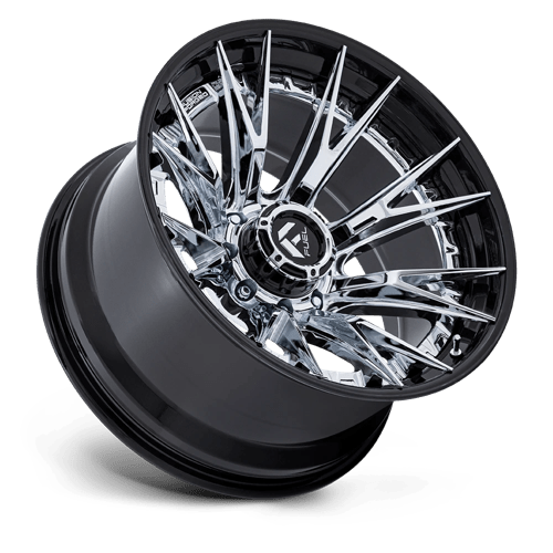 Fuel 1PC FC402 CATALYST CHROME WITH GLOSS BLACK LIP 20X9