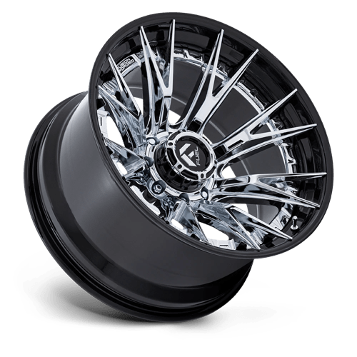 Fuel 1PC FC402 CATALYST CHROME WITH GLOSS BLACK LIP 24X12
