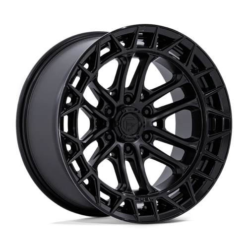 Fuel 1PC FC874 CELSIUS MATTE BLACK W/ GLOSS BLACK LIP 20X10