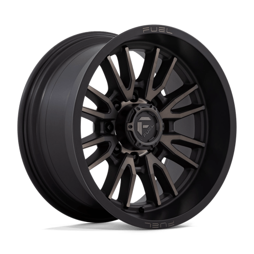 Fuel 1PC D762 CLASH MATTE BLACK DOUBLE DARK TINT 20X10