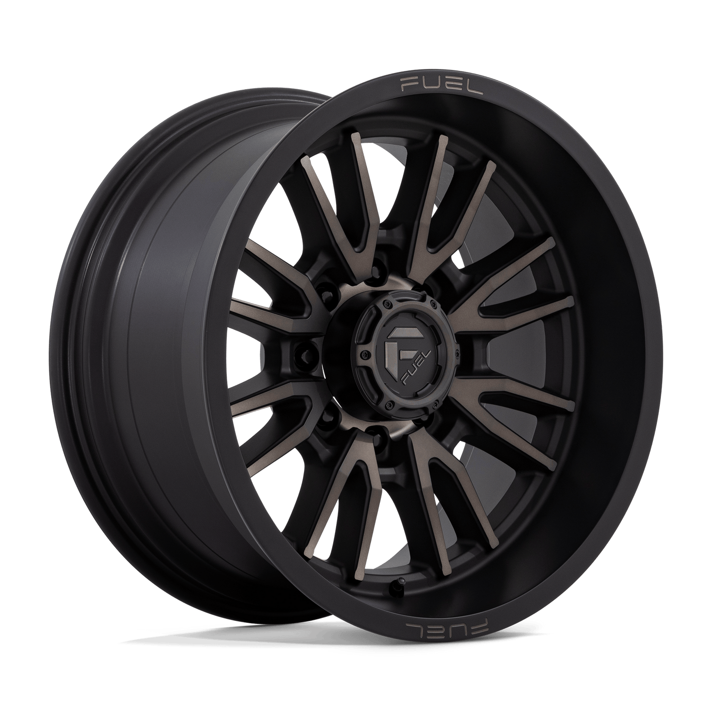 Fuel 1PC D762 CLASH MATTE BLACK DOUBLE DARK TINT 20X10
