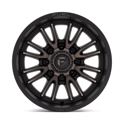 Fuel 1PC D762 CLASH MATTE BLACK DOUBLE DARK TINT 20X10