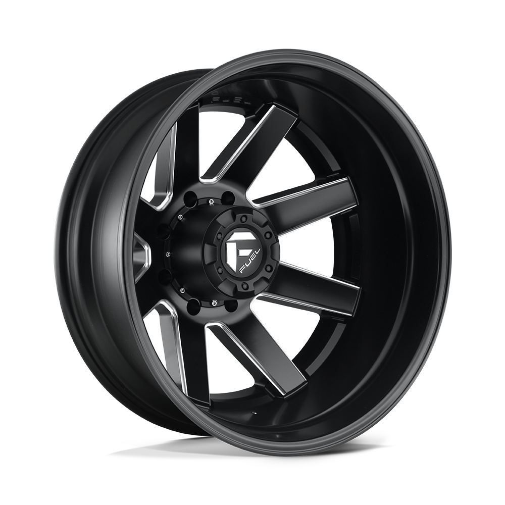 Fuel 1PC D538 MAVERICK MATTE BLACK MILLED 24X8.25