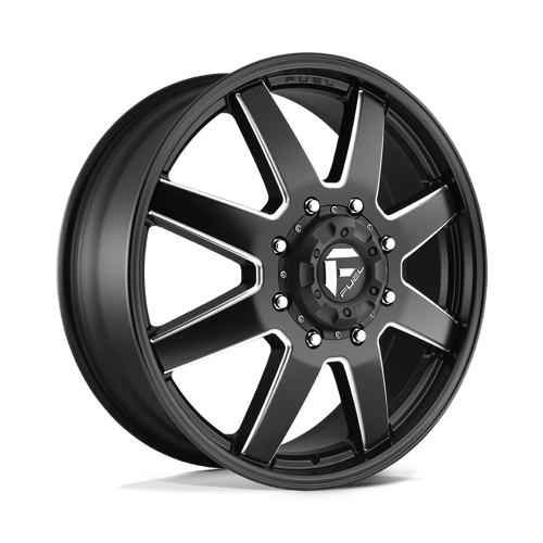 Fuel 1PC D538 MAVERICK MATTE BLACK MILLED 24X8.25