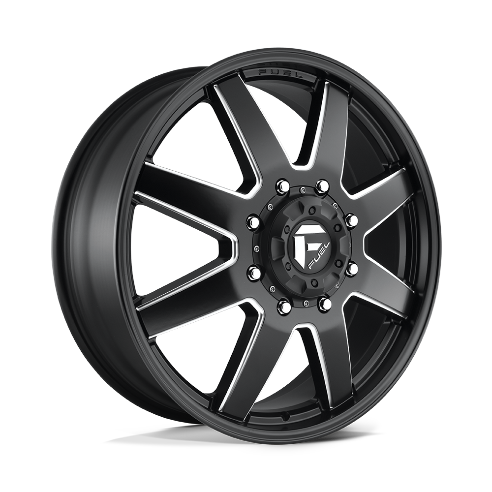 Fuel 1PC D538 MAVERICK MATTE BLACK MILLED 24X8.25