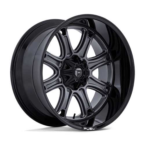 Fuel 1PC DARKSTAR MATTE GUNMETAL WITH BLACK LIP 22X9