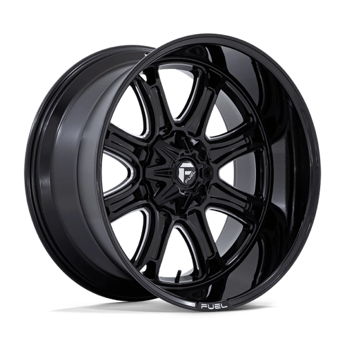 Fuel 1PC DARKSTAR GLOSS BLACK MILLED 22X10