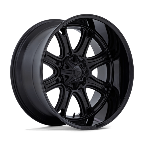 Fuel 1PC DARKSTAR MATTE BLACK WITH GLOSS BLACK LIP 20X9