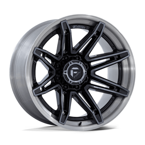 Fuel 1PC FC401 BRAWL GLOSS BLACK WITH BRUSHED GRAY TINT FACE & LIP 24X12