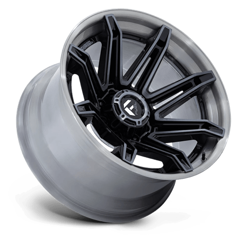 Fuel 1PC FC401 BRAWL GLOSS BLACK WITH BRUSHED GRAY TINT FACE & LIP 24X12