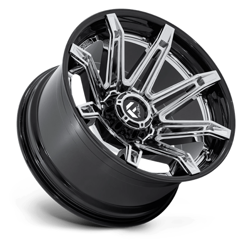 Fuel 1PC FC401 BRAWL CHROME WITH GLOSS BLACK LIP 24X12