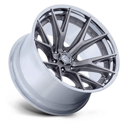 Fuel 1PC FC402 CATALYST PLATINUM WITH CHROME LIP 24X12