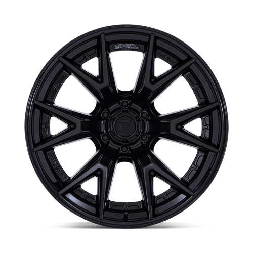 Fuel 1PC FC402 CATALYST MATTE BLACK WITH GLOSS BLACK LIP 22X10