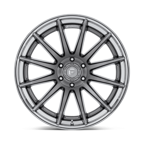 Fuel 1PC FC403 BURN PLATINUM WITH CHROME LIP 22X10