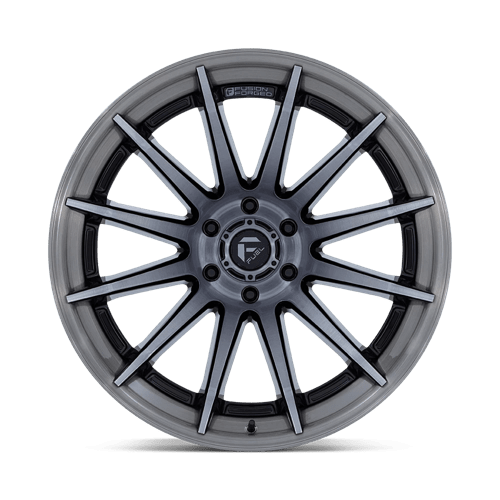 Fuel 1PC FC403 BURN GLOSS BLACK WITH BRUSHED GRAY TINT FACE & LIP 22X12