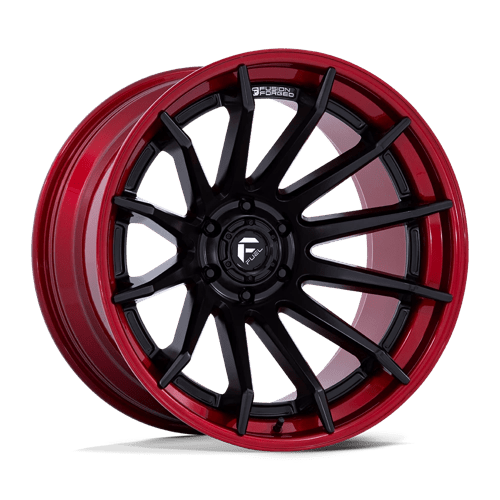 Fuel 1PC FC403 BURN MATTE BLACK WITH CANDY RED LIP 20X9