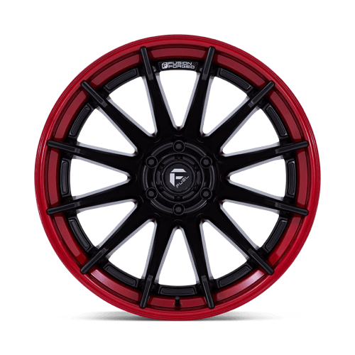 Fuel 1PC FC403 BURN MATTE BLACK WITH CANDY RED LIP 22X12