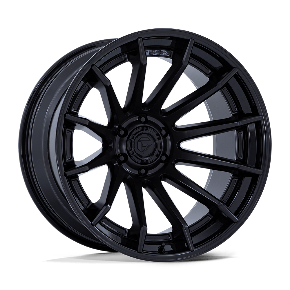 Fuel 1PC FC403 BURN MATTE BLACK WITH GLOSS BLACK LIP 20X10