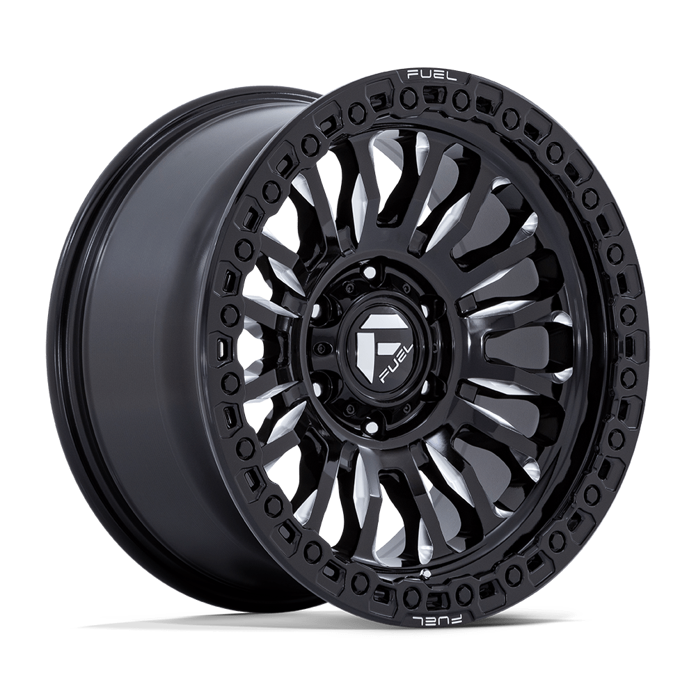 Fuel 1PC FC857 RINCON GLOSS BLACK MILLED 17X9