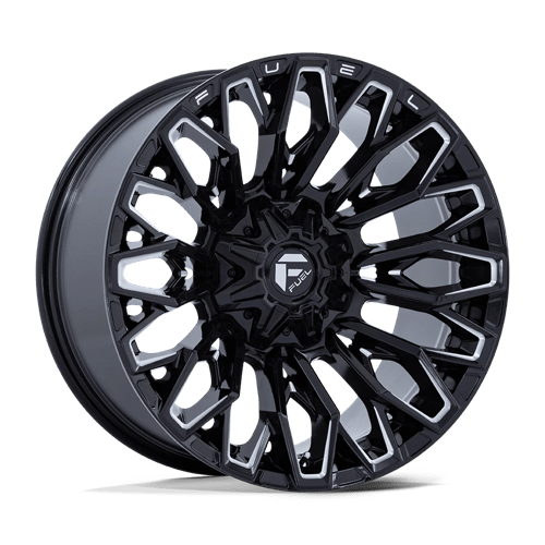 Fuel 1PC FC865 STRIKE GLOSS BLACK MILLED 22X10