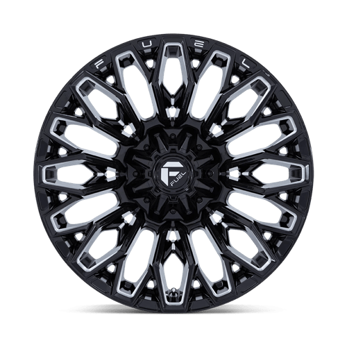 Fuel 1PC FC865 STRIKE GLOSS BLACK MILLED 22X10