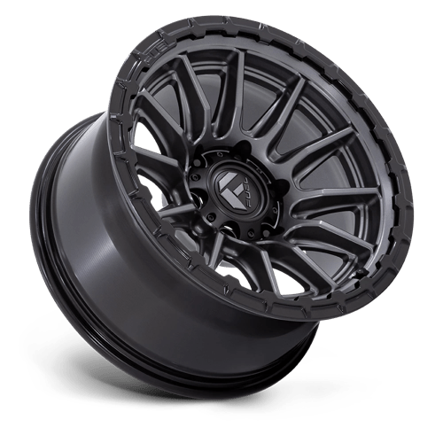 Fuel 1PC FC866 PISTON MATTE GUNMETAL W/ GLOSS BLACK LIP 20X9