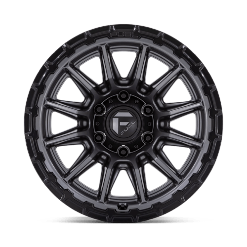 Fuel 1PC FC866 PISTON MATTE GUNMETAL W/ GLOSS BLACK LIP 20X9