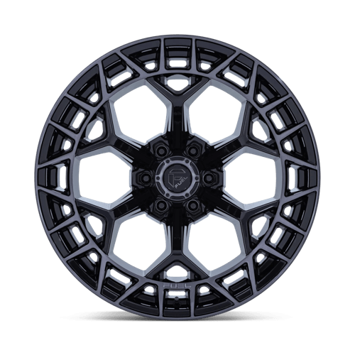 Fuel 1PC FC873 CHARGER GLOSS BLACK BRUSHED FACE DARK TINT 22X10