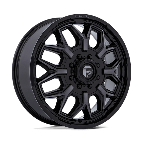 Fuel 1PC D875 FLUX DUALLY GLOSS BLACK BRUSH-FC GRAY TINT 22X8.25
