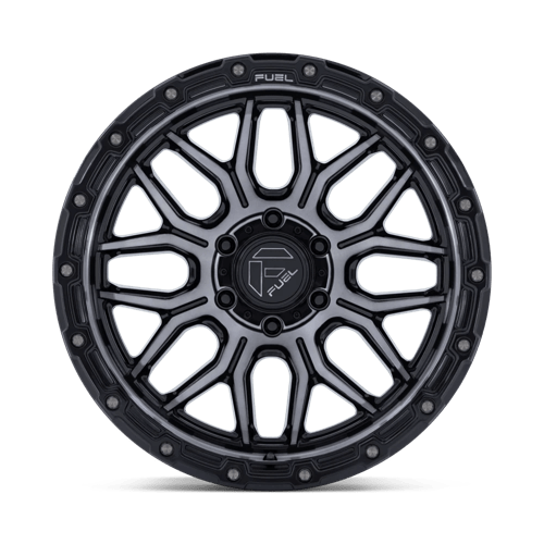 Fuel 1PC FC881 SURGE GLOSS BLACK MACHINED W/ GRAY TINT 17X9