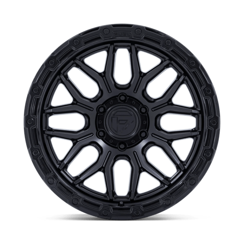 Fuel 1PC FC881 SURGE MATTE BLACK W/ GLOSS BLACK LIP 20X10