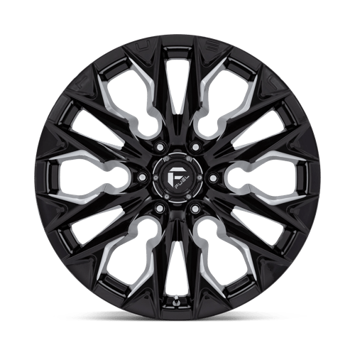 Fuel 1PC D803 FLAME GLOSS BLACK MILLED 20X9