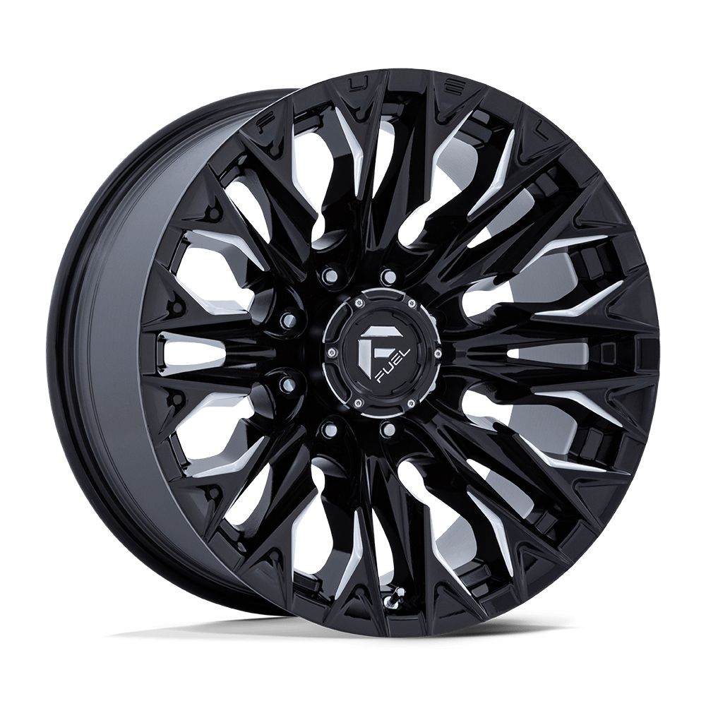Fuel 1PC D803 FLAME GLOSS BLACK MILLED 20X9