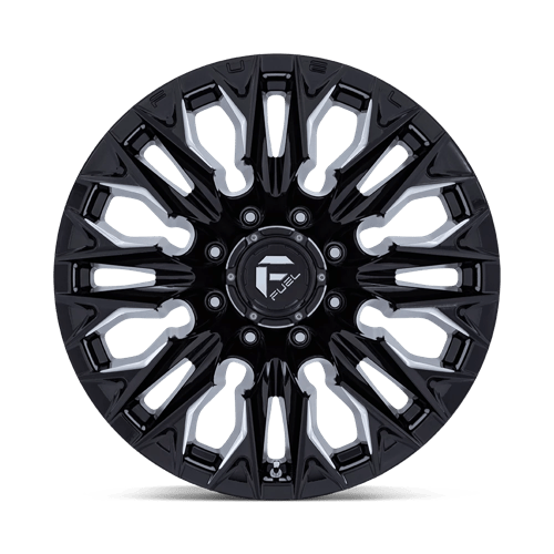 Fuel 1PC D803 FLAME GLOSS BLACK MILLED 20X9