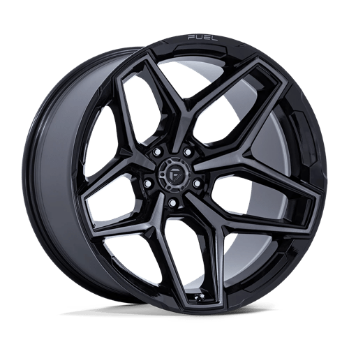 Fuel 1PC FLUX GLOSS BLACK BRUSHED FACE WITH GRAY TINT 20X10
