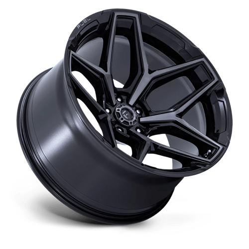 Fuel 1PC FLUX GLOSS BLACK BRUSHED FACE WITH GRAY TINT 20X10