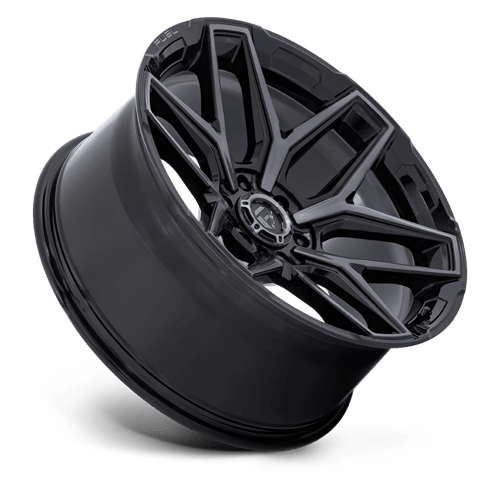 Fuel 1PC FLUX GLOSS BLACK BRUSHED FACE WITH GRAY TINT 17X9