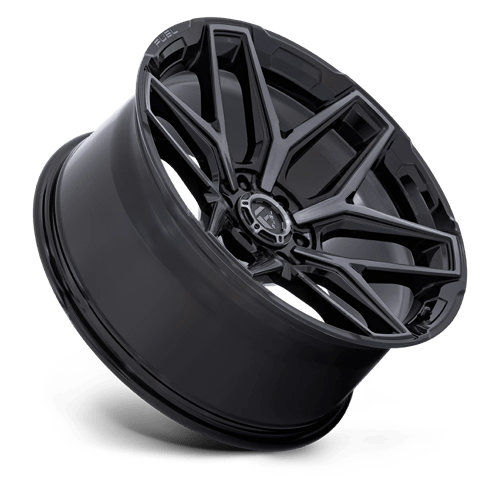 Fuel 1PC FLUX GLOSS BLACK BRUSHED FACE WITH GRAY TINT 20X10
