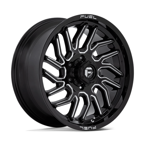 Fuel 1PC D807 HURRICANE GLOSS BLACK MILLED 20X9