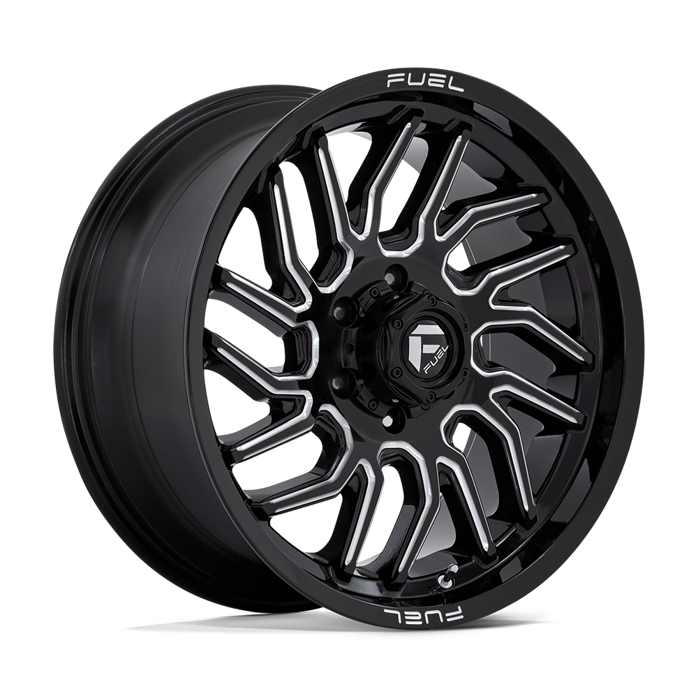 Fuel 1PC D807 HURRICANE GLOSS BLACK MILLED 20X9