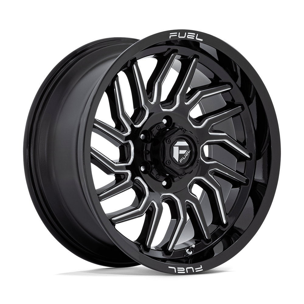 Fuel 1PC D807 HURRICANE GLOSS BLACK MILLED 20X9