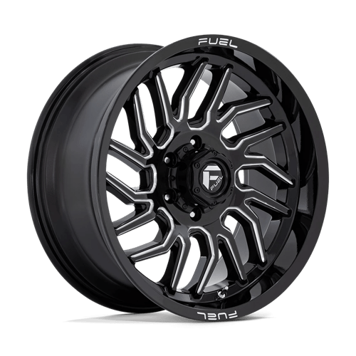 Fuel 1PC D807 HURRICANE GLOSS BLACK MILLED 20X9