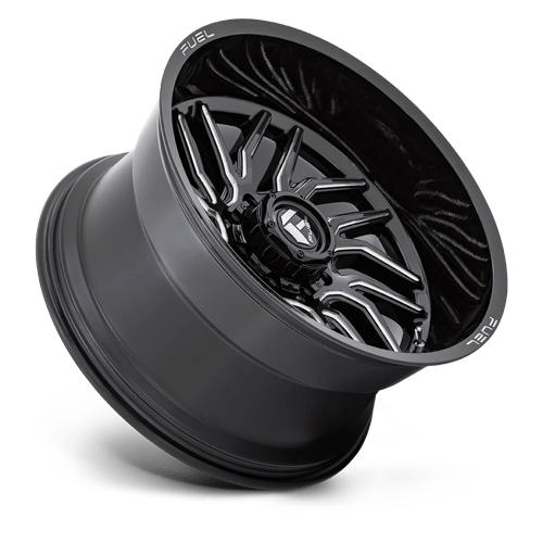 Fuel 1PC D807 HURRICANE GLOSS BLACK MILLED 20X9