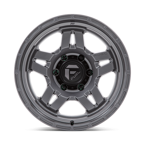 Fuel 1PC D801 OXIDE MATTE GUNMETAL 17X9