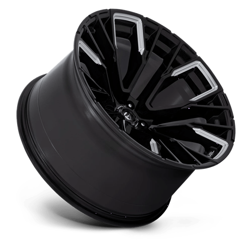 Fuel 1PC D849 REBAR GLOSS BLACK MILLED 22X12
