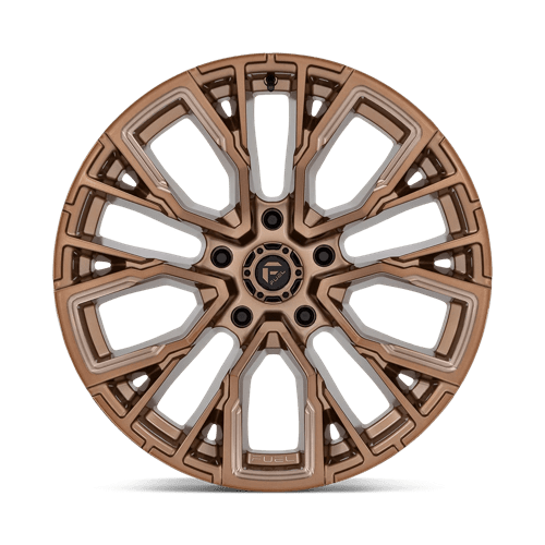 Fuel 1PC D850 REBAR PLATINUM BRONZE MILLED 20X10