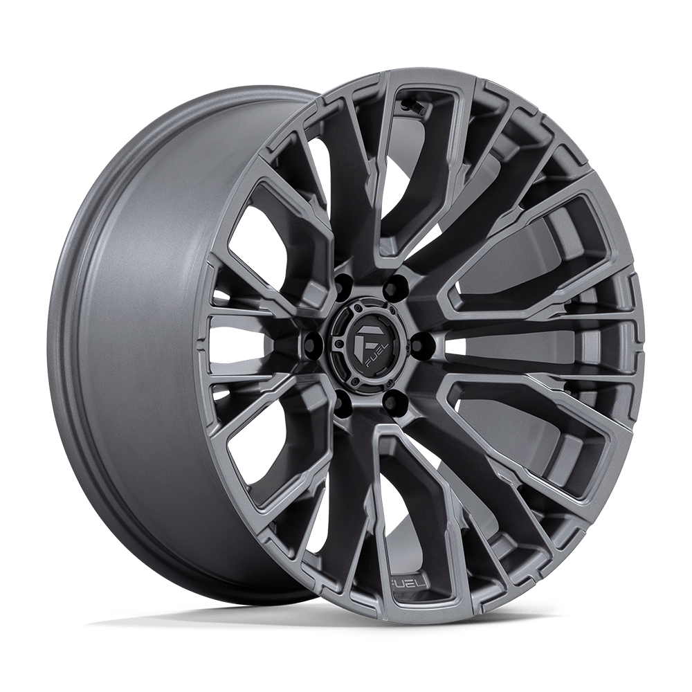 Fuel 1PC D848 REBAR MATTE GUNMETAL 20X10
